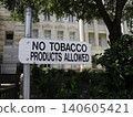 No Tobacco Sign at McLennan County Courthouse Located in Downtown Waco TX 140605421