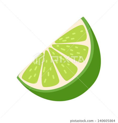 fresh organic lime slice illustration fresh organic lime slice illustration 140605864