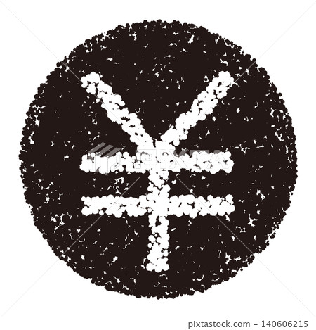 蠟筆風格手繪印章式圖示:貨幣 蠟筆風格手繪印章式圖示:貨幣 140606215