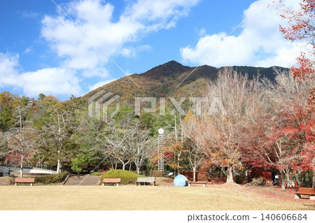 高木町休閒村公園(兵庫縣)的秋葉景色 高木町休閒村公園(兵庫縣)的秋葉景色 140606684