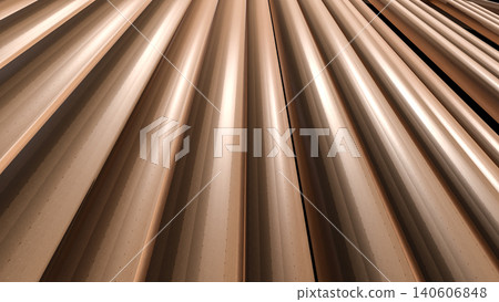 Warm Wooden Column Texture Abstract Background 3d render. Warm Wooden Column Texture Abstract Background 3d render. 140606848