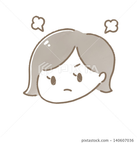 Illustration of an angry woman Illustration of an angry woman 140607036