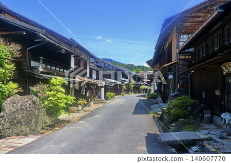 妻籠宿(長野縣南木曾町) - 上午 妻籠宿(長野縣南木曾町) - 上午 140607770