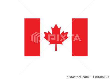 Canadian Flag With Red Maple Leaf On White Field Symbolizing Canada And National Pride Canadian Flag With Red Maple Leaf On White Field Symbolizing Canada And National Pride 140608124