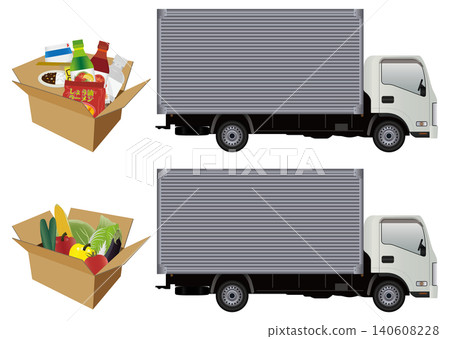 Truck and luggage 140608228