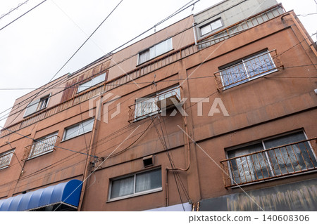 Old and very beautiful building in Okayama city, Okayama prefecture, Japan 140608306