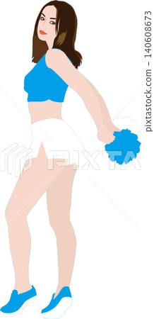 Simple, realistic illustrations of girls with no background. Themes include events, scenes, and fashion. Cheerleader 1 Simple, realistic illustrations of girls with no background. Themes include events, scenes, and fashion. Cheerleader 1 140608673