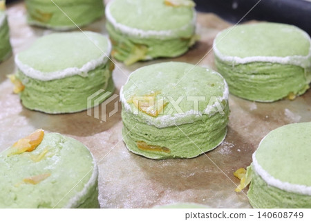 Matcha and citrus scones Matcha and citrus scones 140608749