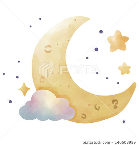Cozy pillows and blanket with star patterns, watercolor style. Bedtime, sleep, and sweet dreams concept. Cozy pillows and blanket with star patterns, watercolor style. Bedtime, sleep, and sweet dreams concept. 140608989