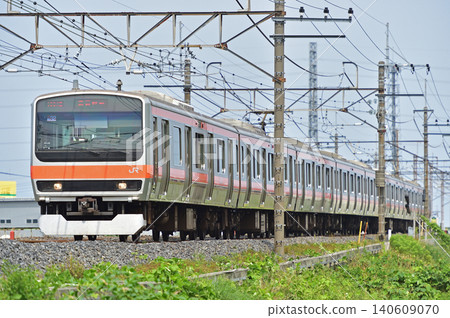 武藏野線,南越谷 - 東川口,JR東日本,E231系0系,MU32編組(幕張) 武藏野線,南越谷 - 東川口,JR東日本,E231系0系,MU32編組(幕張) 140609070