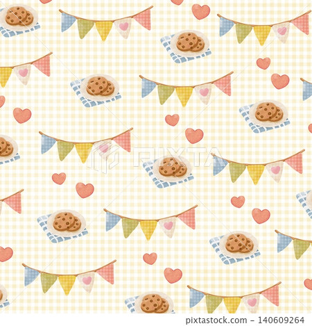 Watercolor Capybara Labor Day Seamless Pattern with Coffee Mug and Lantern Cute Animal Background Watercolor Capybara Labor Day Seamless Pattern with Coffee Mug and Lantern Cute Animal Background 140609264