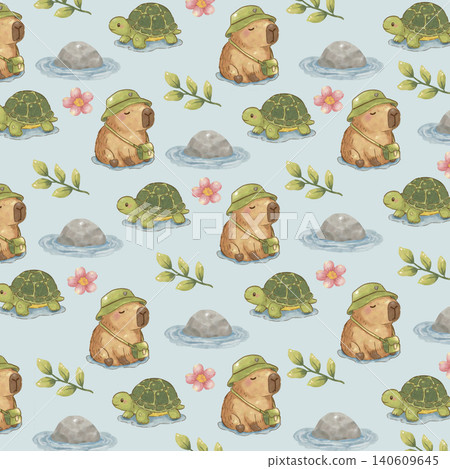 Kawaii Watercolor Capybara Wetland Clipart Bundle, Elements, Text Boxes, Seamless Patterns, Cute Capybara PNG, Scrapbook, Journal Kit Kawaii Watercolor Capybara Wetland Clipart Bundle, Elements, Text Boxes, Seamless Patterns, Cute Capybara PNG, Scrapbook, Journal Kit 140609645