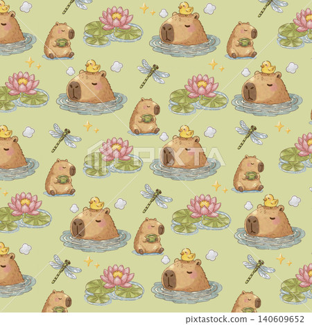 Kawaii Watercolor Capybara Wetland Clipart Bundle, Elements, Text Boxes, Seamless Patterns, Cute Capybara PNG, Scrapbook, Journal Kit Kawaii Watercolor Capybara Wetland Clipart Bundle, Elements, Text Boxes, Seamless Patterns, Cute Capybara PNG, Scrapbook, Journal Kit 140609652