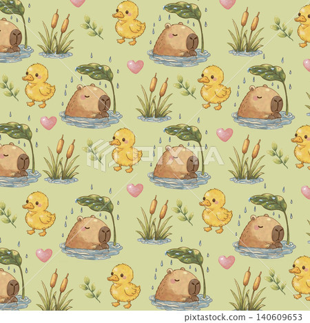 Kawaii Watercolor Capybara Wetland Clipart Bundle, Elements, Text Boxes, Seamless Patterns, Cute Capybara PNG, Scrapbook, Journal Kit Kawaii Watercolor Capybara Wetland Clipart Bundle, Elements, Text Boxes, Seamless Patterns, Cute Capybara PNG, Scrapbook, Journal Kit 140609653