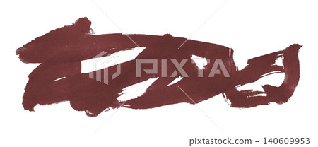 brown brush isolated on transparent background brown watercolor brown brush isolated on transparent background brown watercolor 140609953