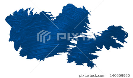 blue brush isolated on transparent background blue watercolor 140609960