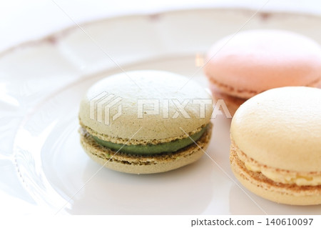 Macaroons on a plate Macaroons on a plate 140610097