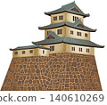 城堡及其主塔的景色。 140610269