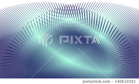 Blue radial line gradient light arch 16:9 vector background | Transparent background Blue radial line gradient light arch 16:9 vector background | Transparent background 140610382