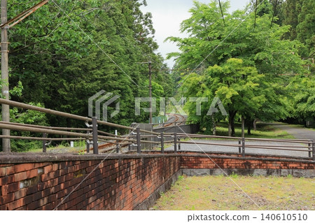 The railway line from Maruyama Station to Toge-no-Yu Station 140610510