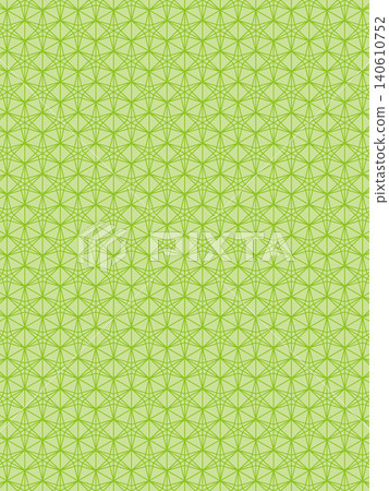 Yellow-green gentian pattern background 140610752