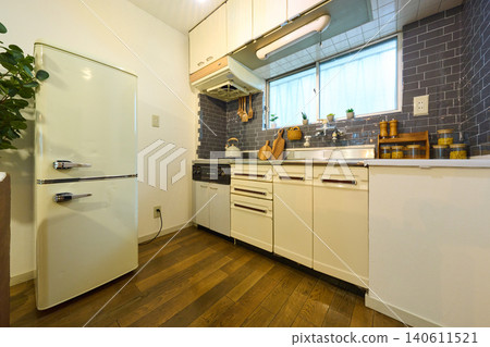 A kitchen featuring tiled walls. A kitchen featuring tiled walls. 140611521