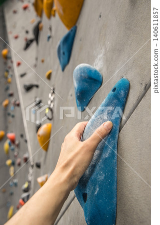 Extreme sports climbing and hand Extreme sports climbing and hand 140611857