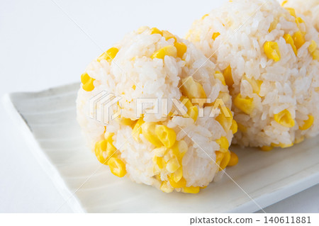 Freshly made corn rice ball Freshly made corn rice ball 140611881