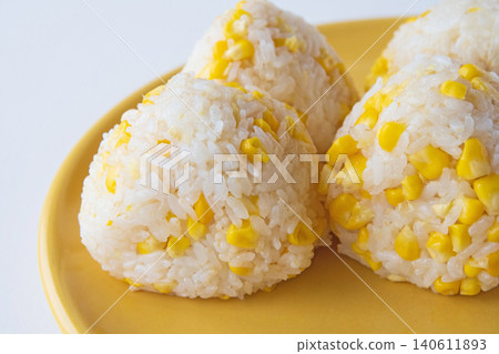 Freshly made corn rice ball Freshly made corn rice ball 140611893