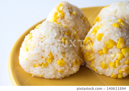 Freshly made corn rice ball Freshly made corn rice ball 140611894