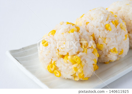 Freshly made corn rice ball Freshly made corn rice ball 140611925