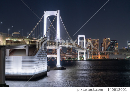 彩虹橋和Odaiba夜視圖 140612001