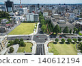 從栃木縣政府大樓觀景大廳眺望（朝向宇都宮市政府）（栃木縣宇都宮市，六月拍攝） 140612194
