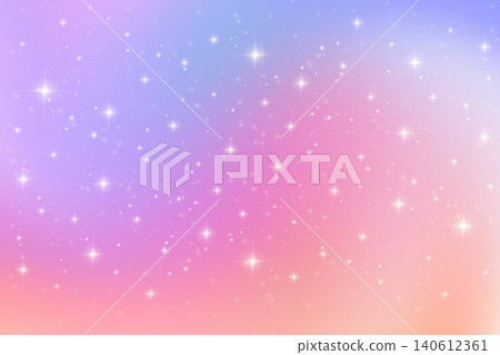 Purple night sky with starry galaxy backdrop. Pink and violet space background with cosmic nebula, aurora lights and dreamy celestial atmosphere perfect for design. Fantasy vector illustration Purple night sky with starry galaxy backdrop. Pink and violet space background with cosmic nebula, aurora lights and dreamy celestial atmosphere perfect for design. Fantasy vector illustration 140612361
