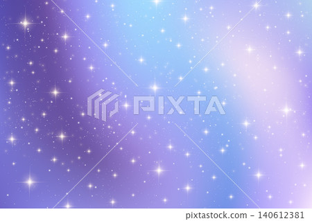 Cosmic galaxy backdrop with violet gradient and celestial sparkle. Dreamy twilight scene featuring astrology constellation, glowing stars and colorful stardust for magical design. Vector Cosmic galaxy backdrop with violet gradient and celestial sparkle. Dreamy twilight scene featuring astrology constellation, glowing stars and colorful stardust for magical design. Vector 140612381