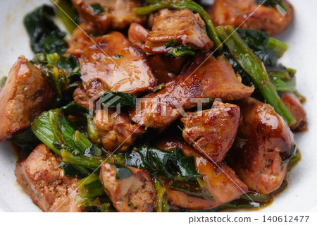 Stir-fried chive liver Stir-fried chive liver 140612477