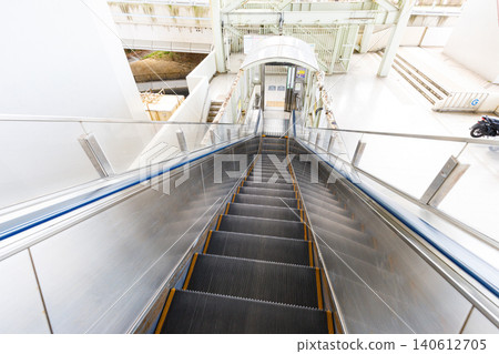 Escalator (down) to the Maiko Expressway Bus Stop Escalator (down) to the Maiko Expressway Bus Stop 140612705