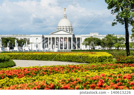 Beautiful garden view of the Chimei Museum in Tainan, Taiwan. Beautiful garden view of the Chimei Museum in Tainan, Taiwan. 140613226