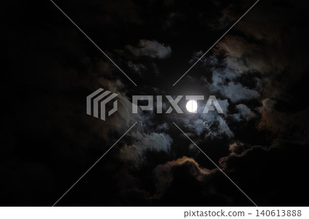 Clouds and moon Clouds and moon 140613888
