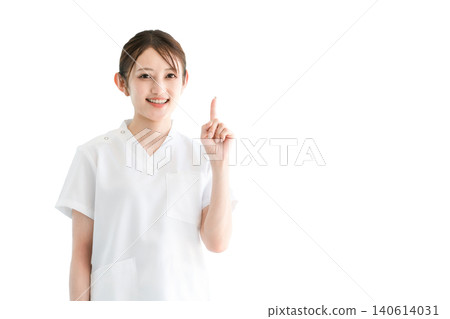 Young Asian women in scrubs: doctors, nurses, caregivers, and emergency physicians. Young Asian women in scrubs: doctors, nurses, caregivers, and emergency physicians. 140614031