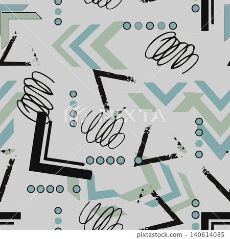 Textile motif seamless pattern. Abstract line shape geometric motif basic pattern continuous background. Man shirt all over print block. Textile motif seamless pattern. Abstract line shape geometric motif basic pattern continuous background. Man shirt all over print block. 140614085