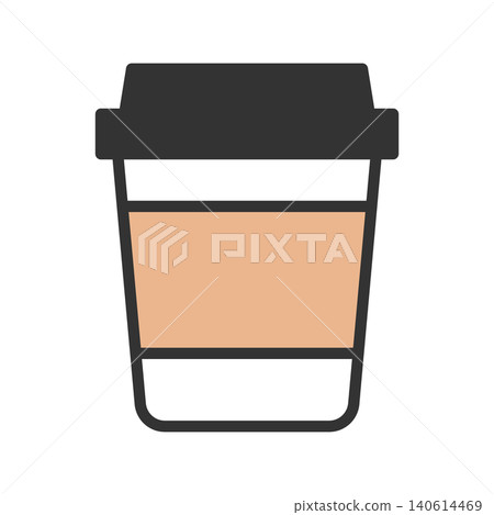 Takeaway coffee icon Takeaway coffee icon 140614469