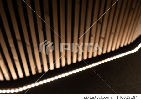 Japanese-style wall lighting that utilizes blurred textures and the natural feel of wood. Japanese-style wall lighting that utilizes blurred textures and the natural feel of wood. 140615184
