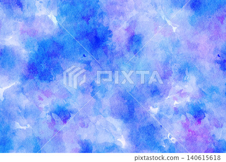 背景材質_水彩紋理_藍色 140615618
