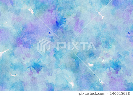 Background material_watercolor texture_blue 140615628