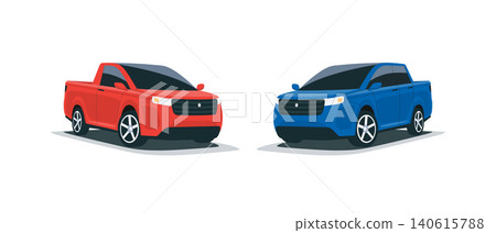 Cartoon illustration of an Abstract 4x4 Suv Truck Car Cartoon illustration of an Abstract 4x4 Suv Truck Car 140615788