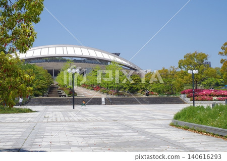淺南區寬闊公園景色 淺南區寬闊公園景色 140616293