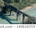 Train across the iron bridge 140616359
