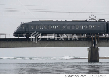 787 series train, Limited Express Nichirin, Nippo Main Line 787 series train, Limited Express Nichirin, Nippo Main Line 140617496
