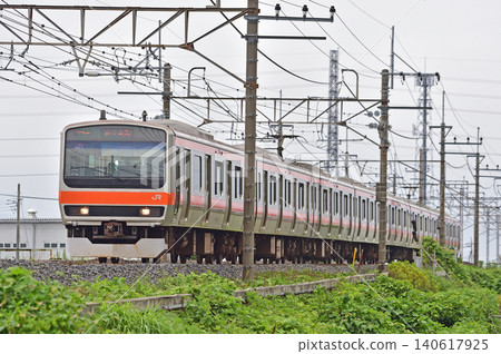 Musashino Line, Minami-Koshigaya - Higashi-Kawaguchi, JR East, E231 series 0-series, MU21 formation (Makuhari) 140617925